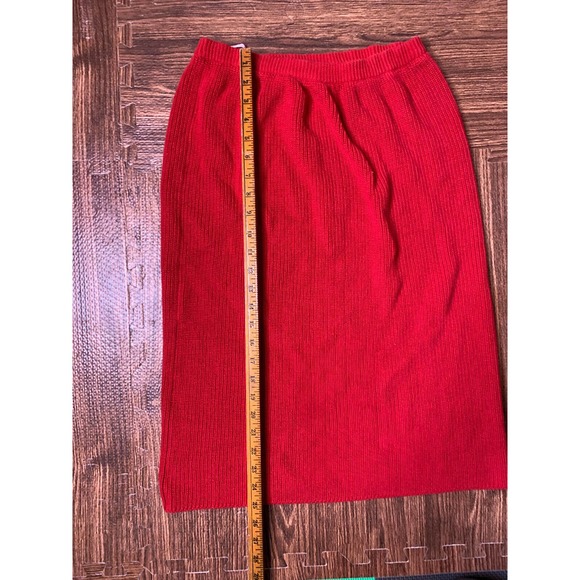 Vintage Knit Sweater Mini Skirt renee tener for jeanne pierre M Fall Winter - Picture 4 of 5